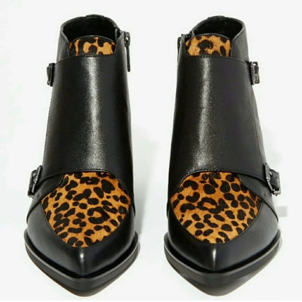 SAM EDELMAN Reese Pony Hair Leather
Ankle Boots - Picture 1 of 8